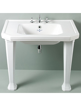 Silverdale Traditional Sanitan Empire 920mm Winged Console Basin