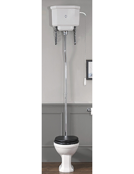 Silverdale Traditional Silverdale Empire High Level WC Pan and Cistern