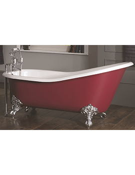 Silverdale Traditional Ginevra Slipper Bath 1700mm
