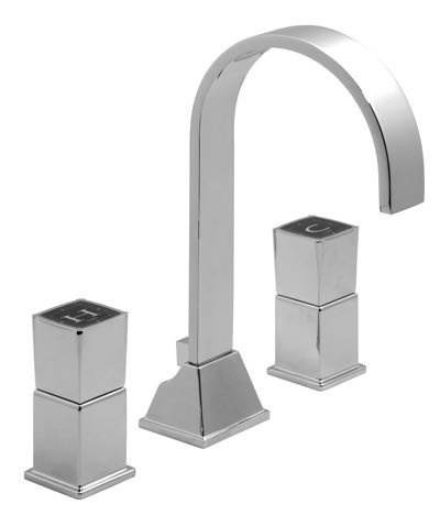 Time 3 Hole Deck Mounted Basin Mixer