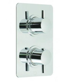 Zoo Square Back Plate Concealed Thermostatic Shower Valve