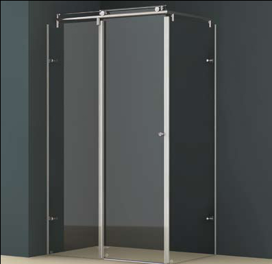 Vessini K Series L Shaped Shower Door and Side Panel