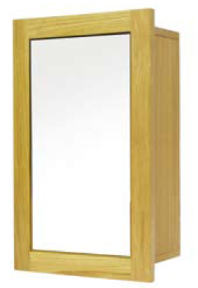 Vessini Uno Recessed Cabinet Open Front with Mirror