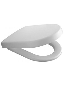 Villeroy and Boch Subway 2.0 Compact Toilet Seat and Cover with Stainless Steel Hinges - 9M69Q1