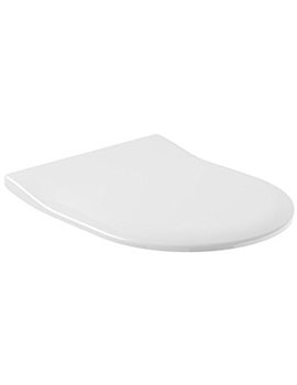 Villeroy and Boch Subway 2.0 Slim Seat Toilet seat with stainless steel hinges- 9M78S1