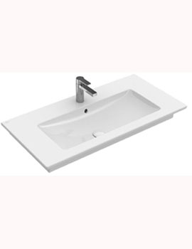 Villeroy and Boch Venticello 1000mm Vanity Basin 2 x 1 Tap Hole - 4104AK