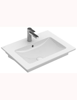 Villeroy and Boch Venticello 650mm Vanity Basin Without Tap Holes - 412467