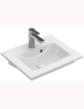 Villeroy and Boch Venticello 500mm Vanity Basin 1 Tap Hole - 412450