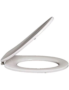 Villeroy and Boch O.Novo Toilet Seat With Continuous Hinge Bolt and Stainless Steel Hinges - 882461