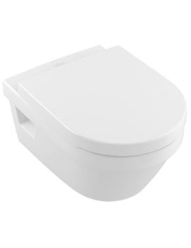 Villeroy and Boch Architectura Wall Mounted Rimless 370mm Toilet - 5684R0