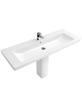 Villeroy and Boch Subway 2.0 Vanity basin 1 Tap Hole 1300mm - 7176D0
