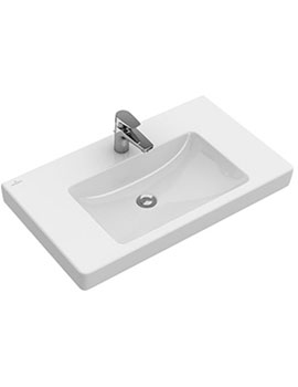 Villeroy and Boch Subway 2.0 1 Tap Hole Vanity basin 800mm - 71758G