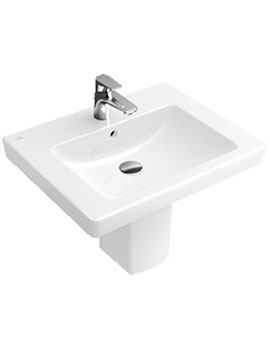 Villeroy and Boch Subway 2.0 1 Tap Hole Washbasin 650mm - 711365
