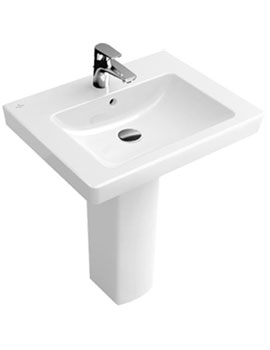 Villeroy and Boch Subway 2.0 1 Tap Hole Washbasin 550mm - 711355