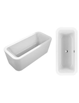 Villeroy and Boch Loop & Friends Free Standing Duo 1800mm x 800mm Bath - UBA180LFS7PDBCV