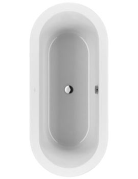 Villeroy and Boch Loop & Friends Duo 1800mm x 800mm Oval Bath - UBA180LFO7V