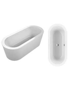 Villeroy and Boch Loop & Friends Free Standing Duo 1800mm x 800mm Bath - UBA180LFO7PDV