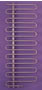 Bisque Radiators&nbsp;Bisque Cobra-Therm Towel Radiator Aluminium