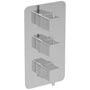 Cifial&nbsp;Mini Square 3 control Thermostatic Shower Valve with 2 way diverter