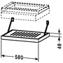 Duravit 2nd Floor Shelf 440 x 580mm