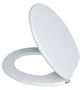 Flip&nbsp;Contermporary White Toilet Seat