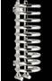 Hudson Reed&nbsp;Hudson Reed Coil Heated Towel Ring Radiator