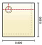 Impey&nbsp;Aqua-Dec 5 Shower Tray, 800 x 800mm