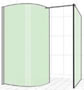 Impey&nbsp;Cre-8 Glass Shower Screen for Wet Room (CE6)