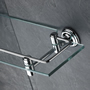Samuel Heath&nbsp;Fairfield Glass Shelf With Lifting Rail