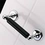 Samuel Heath&nbsp;Novis Dark Wood Toilet Roll Holder