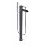 Tre Mercati&nbsp;Milan Black Floor Mounted Mono Bath Shower Mixer