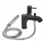 Tre Mercati&nbsp;Milan Black Pillar Bath Shower Mixer