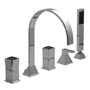 Vado&nbsp;Time 5 Hole Deck Mounted Basin Mixer