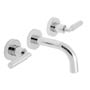 Vado&nbsp;Nuance 3 Hole Wall Mounted Basin Mixer
