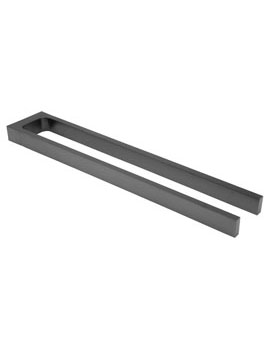 Keuco Edition 11 Towel holder 450 mm brushed black chrome - 11118130000  By Keuco