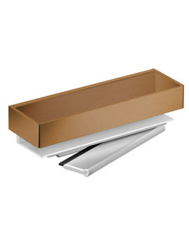 Keuco Edition 11 Soap basket with squeegee  brushed bronze - 11159030000