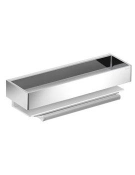 Keuco Edition 11 Shower basket with glass wiper  black matt - 11159370000
