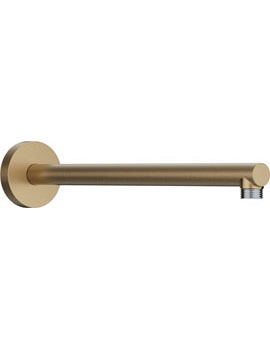 Shower arm S 39 cm brushed bronze - 24357140