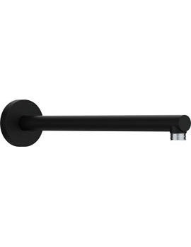 Shower arm S 39 cm matt black - 24357670