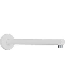 Shower arm S 39 cm matt white - 24357700