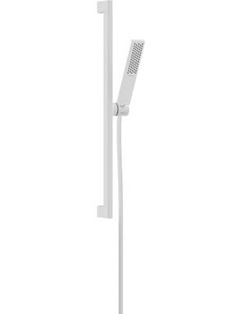 Hansgrohe Pulsify E Shower set 100 1jet EcoSmart with shower bar 65 cm Matt White - 24370700