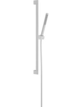 Pulsify S Shower set 100 1jet EcoSmart with shower bar 65 cm matt white - 24372700