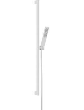 Pulsify E Shower set 100 1jet EcoSmart with shower bar 90 cm Matt White - 24380700