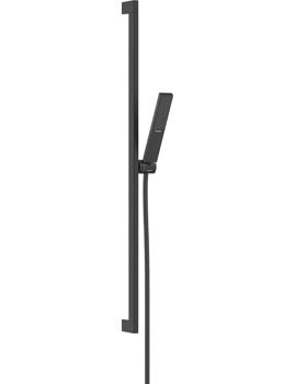 Hansgrohe Pulsify E Shower set 100 1jet EcoSmart+ with shower bar 90 cm Matt Black - 24381670