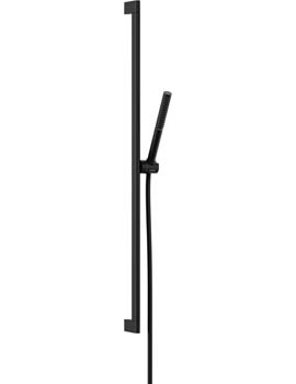 Pulsify S Shower set 100 1jet EcoSmart with shower bar 90 cm matt black - 24382670