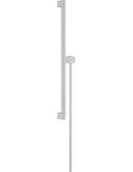 Hansgrohe Unica Shower bar S Puro 65 cm with easy slide hand shower holder and Isiflex shower hose 160 cm matt