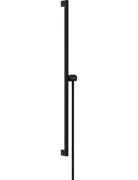 Hansgrohe Unica Shower bar S Puro 90 cm with easy slide hand shower holder and Isiflex shower hose 160 cm matt