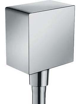 Hansgrohe HG FixFit Square wall outlet chrome - 25036000