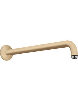 Shower arm 38.9 cm brushed bronze - 27413140