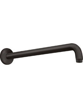 Shower arm 38.9 cm matt black - 27413670